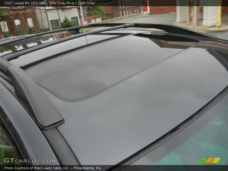 Flint Gray Mica / Light Gray 2007 Lexus RX 350 AWD