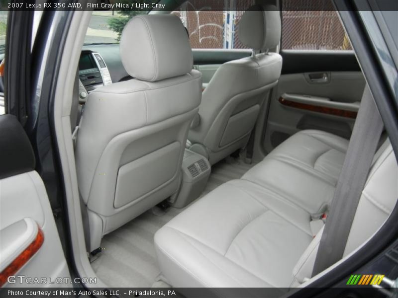 Flint Gray Mica / Light Gray 2007 Lexus RX 350 AWD