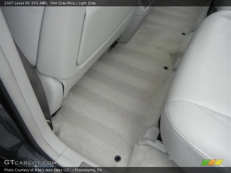 Flint Gray Mica / Light Gray 2007 Lexus RX 350 AWD