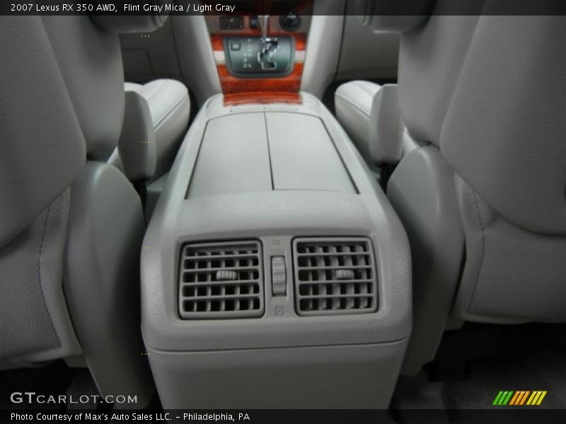 Flint Gray Mica / Light Gray 2007 Lexus RX 350 AWD