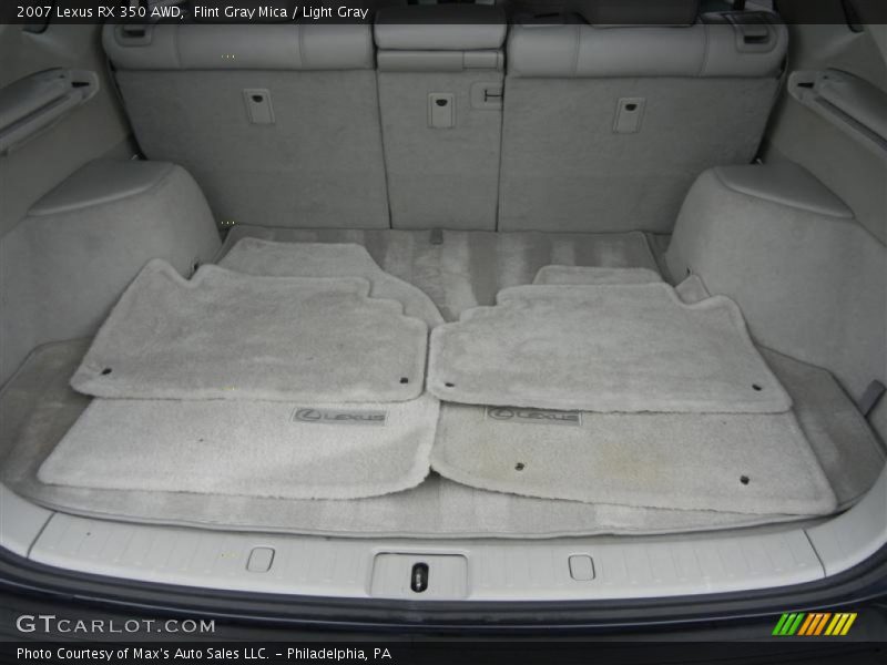 Flint Gray Mica / Light Gray 2007 Lexus RX 350 AWD