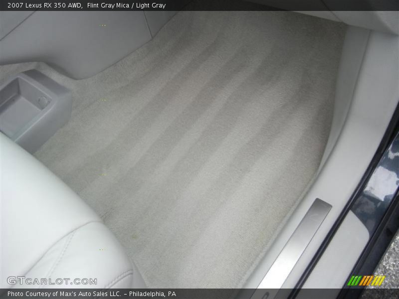 Flint Gray Mica / Light Gray 2007 Lexus RX 350 AWD
