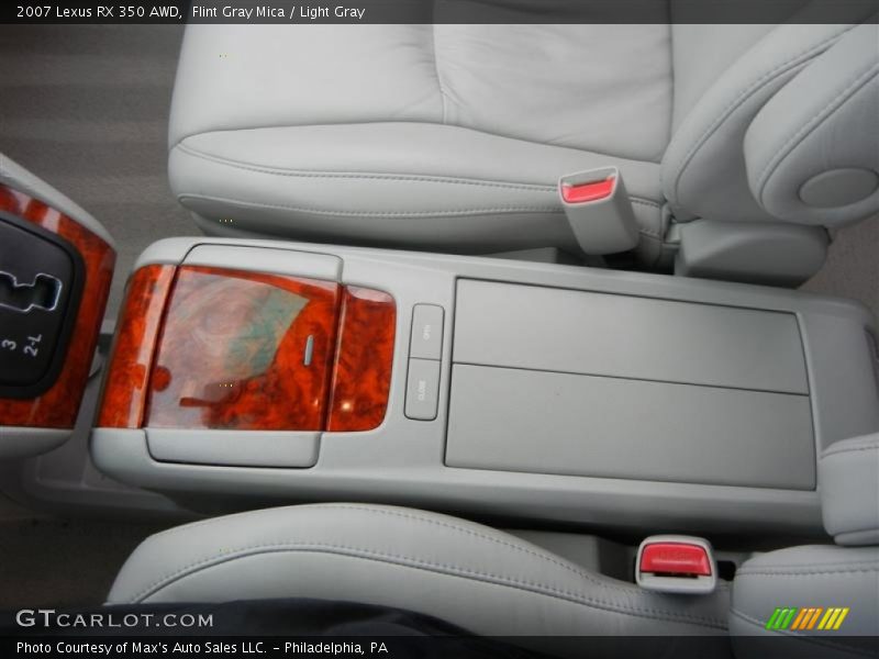 Flint Gray Mica / Light Gray 2007 Lexus RX 350 AWD