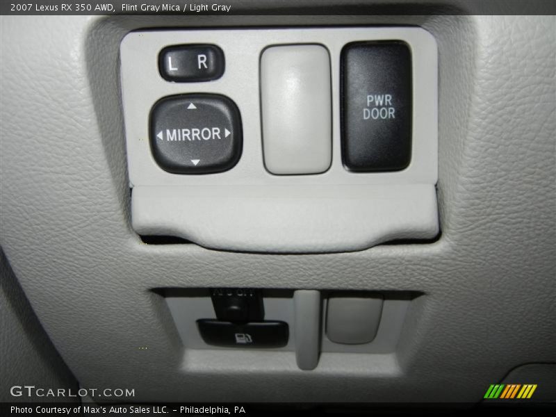 Flint Gray Mica / Light Gray 2007 Lexus RX 350 AWD