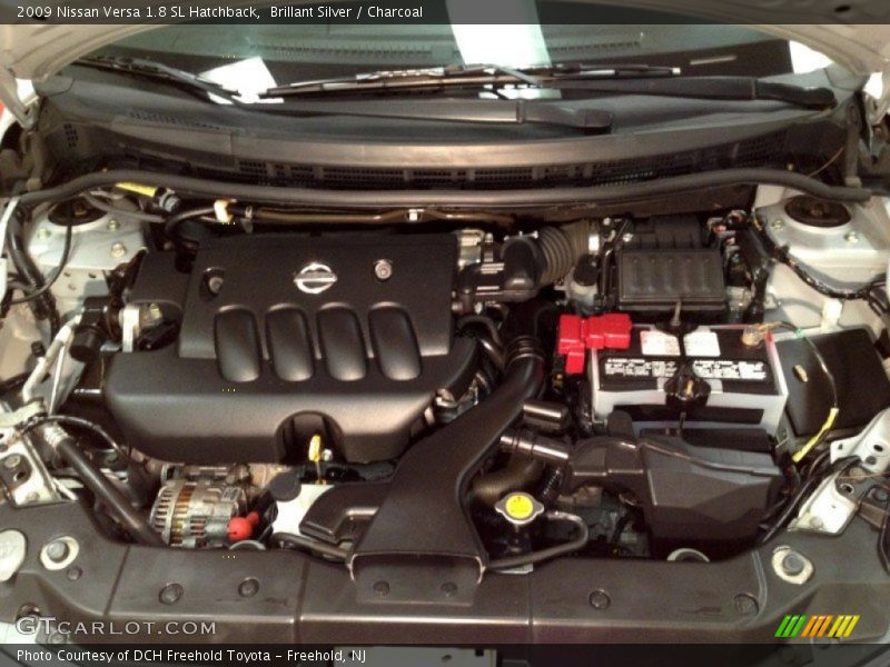 Brillant Silver / Charcoal 2009 Nissan Versa 1.8 SL Hatchback