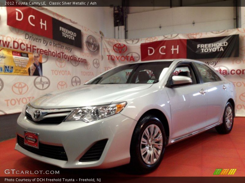 Classic Silver Metallic / Ash 2012 Toyota Camry LE