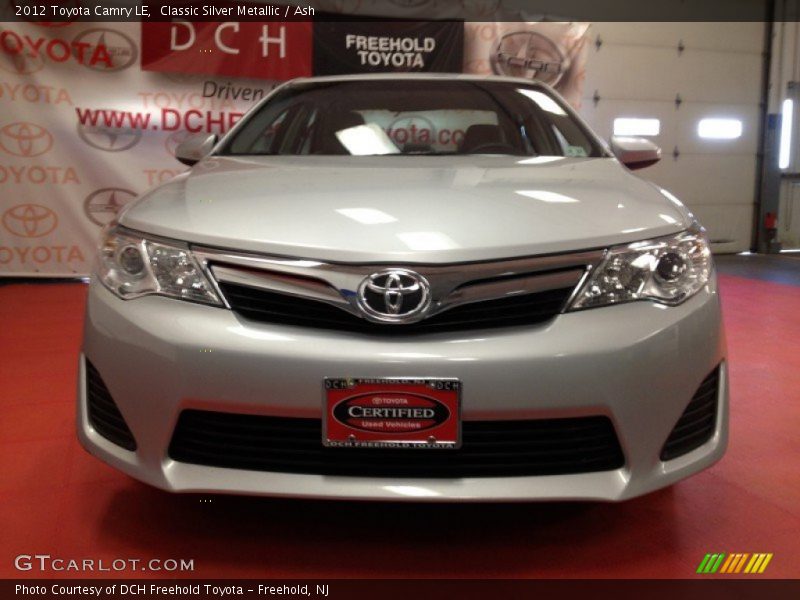 Classic Silver Metallic / Ash 2012 Toyota Camry LE