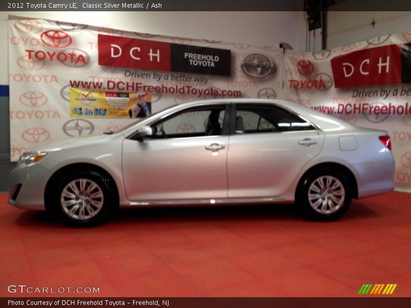 Classic Silver Metallic / Ash 2012 Toyota Camry LE