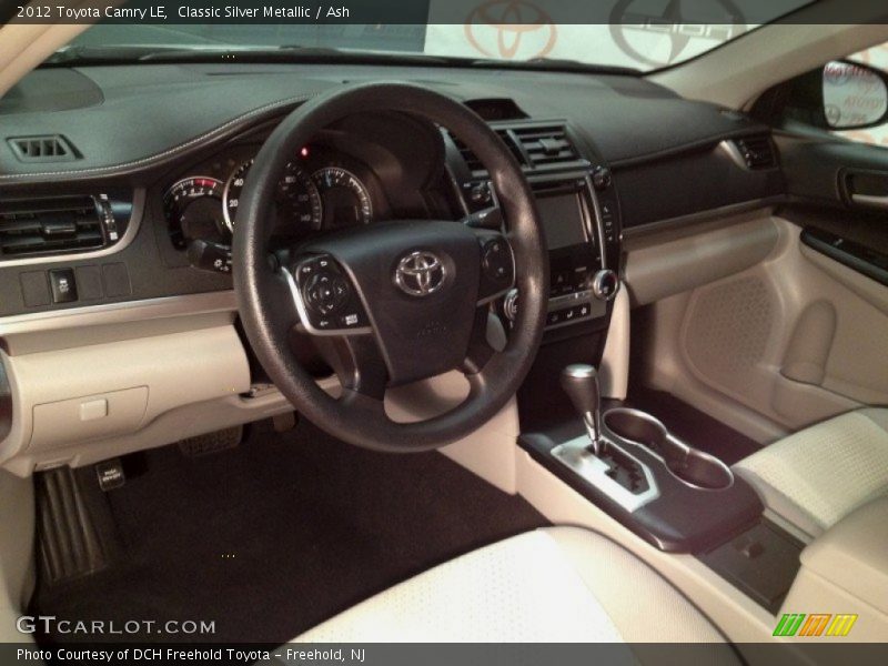 Classic Silver Metallic / Ash 2012 Toyota Camry LE