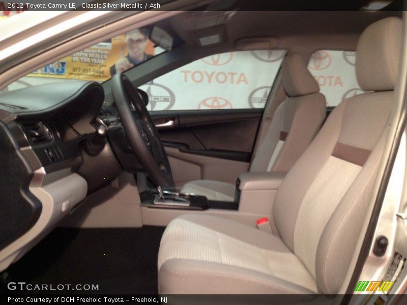 Classic Silver Metallic / Ash 2012 Toyota Camry LE