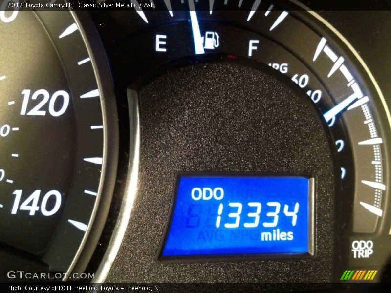 Classic Silver Metallic / Ash 2012 Toyota Camry LE