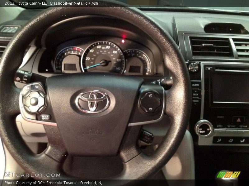 Classic Silver Metallic / Ash 2012 Toyota Camry LE