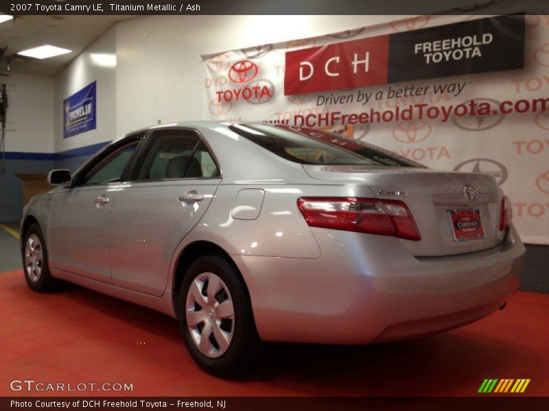 Titanium Metallic / Ash 2007 Toyota Camry LE