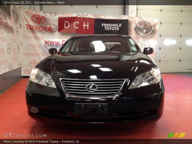 Obsidian Black / Black 2009 Lexus ES 350