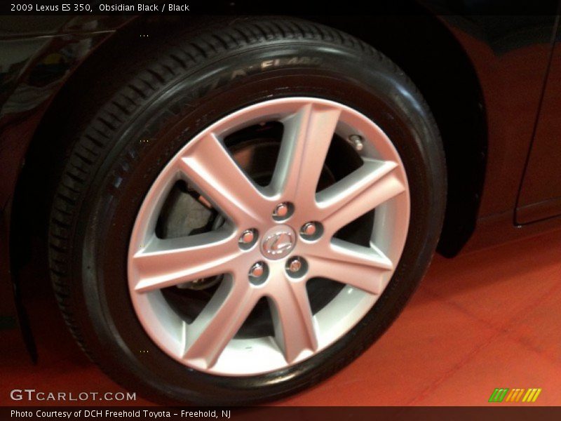Obsidian Black / Black 2009 Lexus ES 350