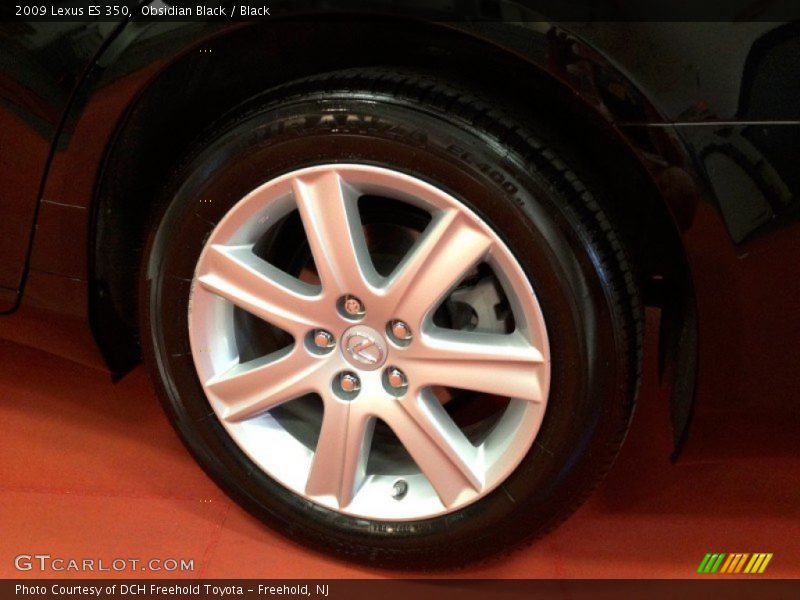 Obsidian Black / Black 2009 Lexus ES 350
