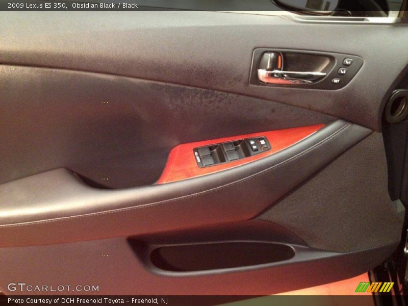 Obsidian Black / Black 2009 Lexus ES 350