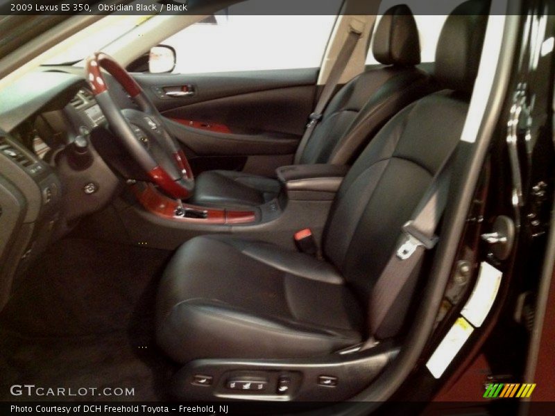 Obsidian Black / Black 2009 Lexus ES 350