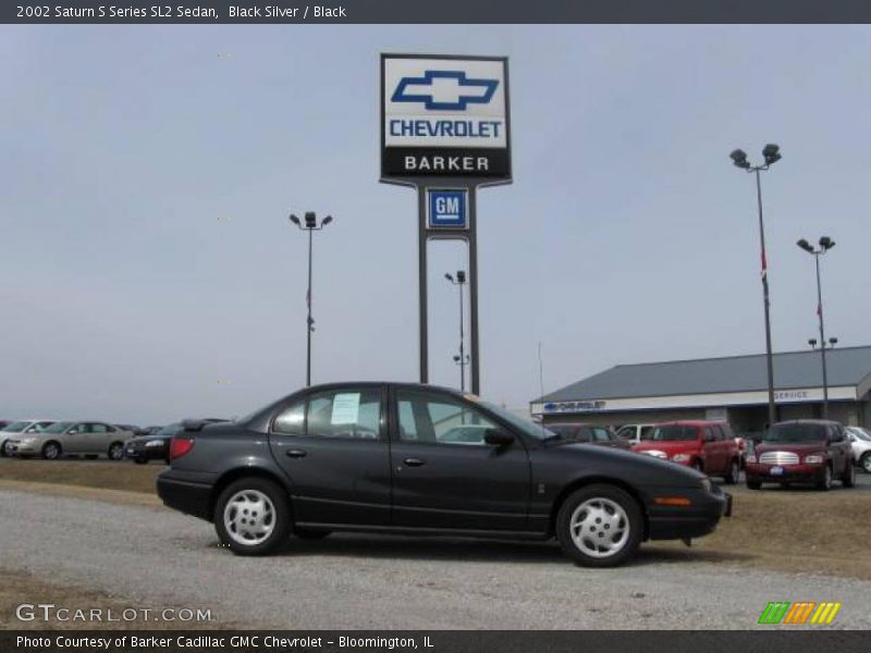 Black Silver / Black 2002 Saturn S Series SL2 Sedan