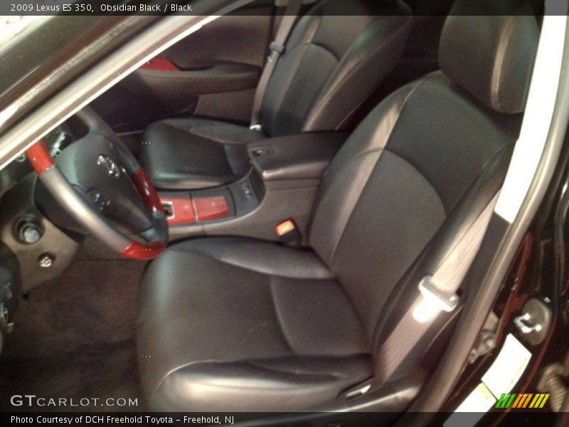 Obsidian Black / Black 2009 Lexus ES 350