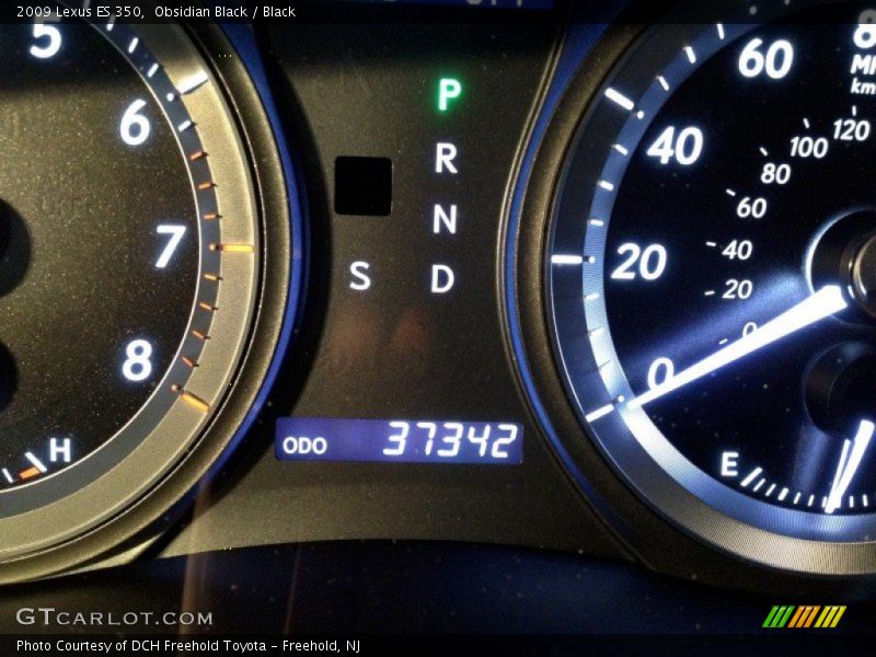 Obsidian Black / Black 2009 Lexus ES 350