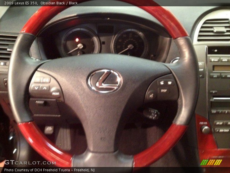 Obsidian Black / Black 2009 Lexus ES 350