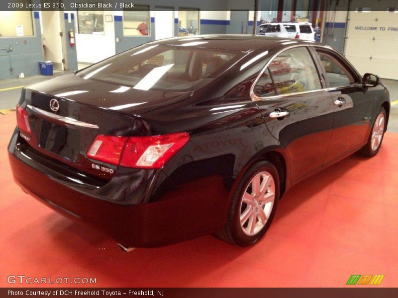 Obsidian Black / Black 2009 Lexus ES 350