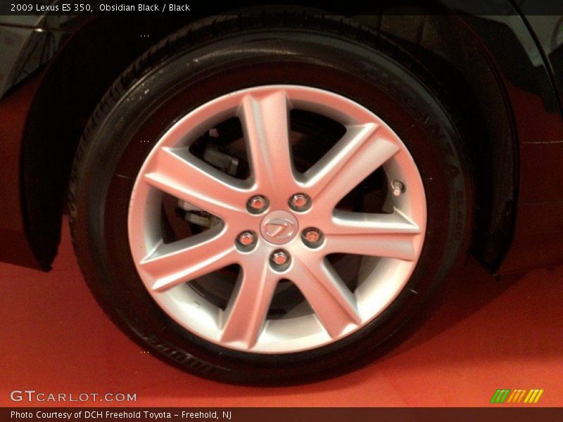 Obsidian Black / Black 2009 Lexus ES 350