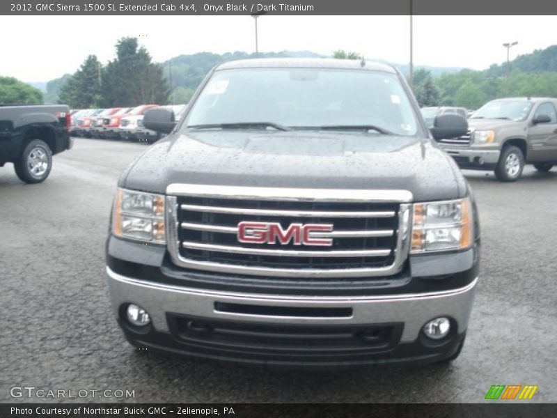 Onyx Black / Dark Titanium 2012 GMC Sierra 1500 SL Extended Cab 4x4