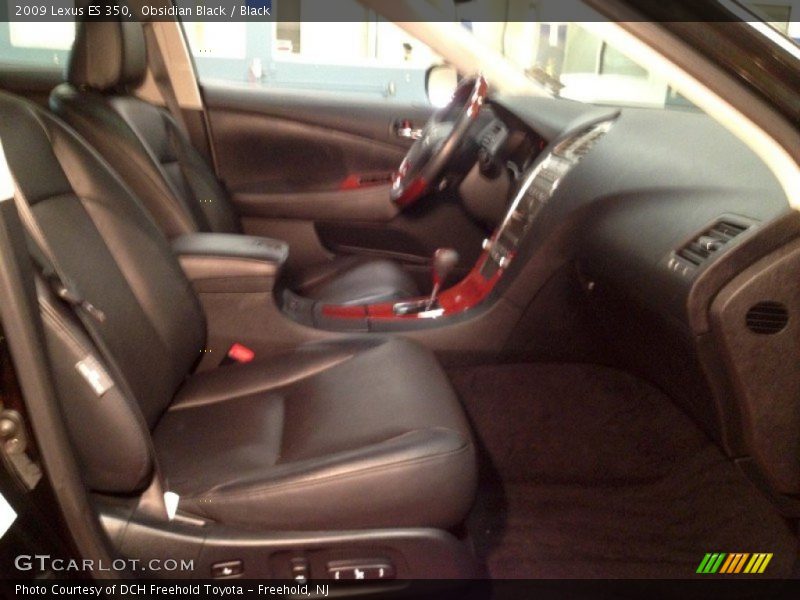 Obsidian Black / Black 2009 Lexus ES 350