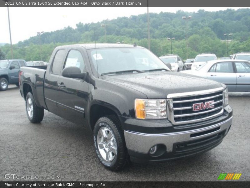 Onyx Black / Dark Titanium 2012 GMC Sierra 1500 SL Extended Cab 4x4