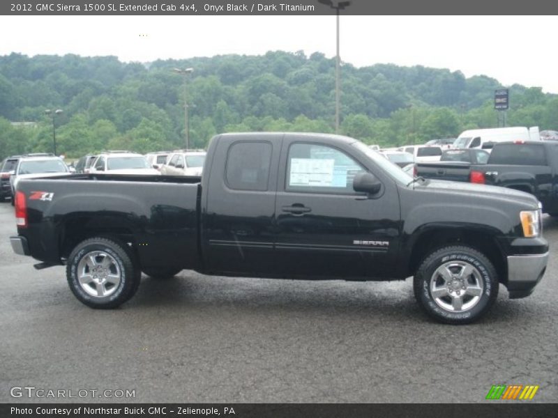 Onyx Black / Dark Titanium 2012 GMC Sierra 1500 SL Extended Cab 4x4