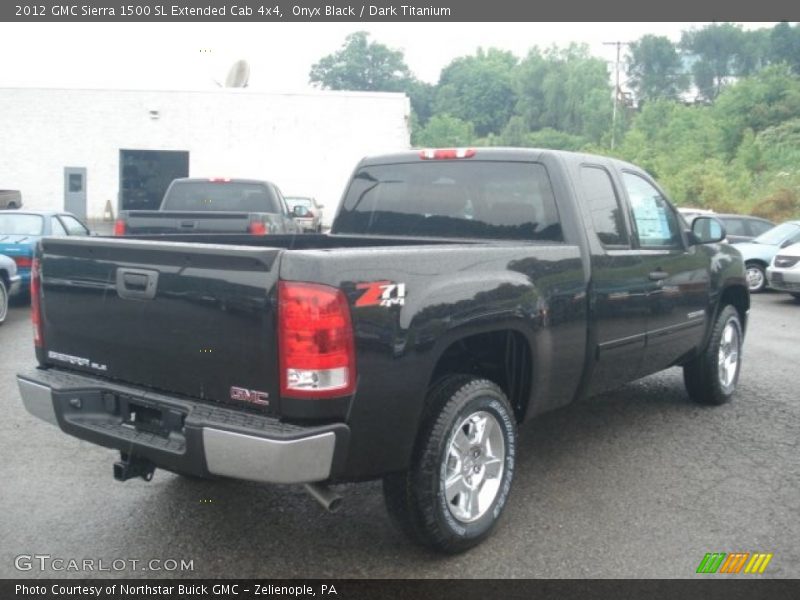 Onyx Black / Dark Titanium 2012 GMC Sierra 1500 SL Extended Cab 4x4