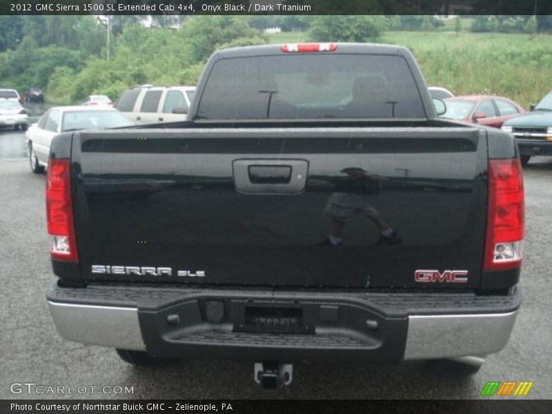 Onyx Black / Dark Titanium 2012 GMC Sierra 1500 SL Extended Cab 4x4