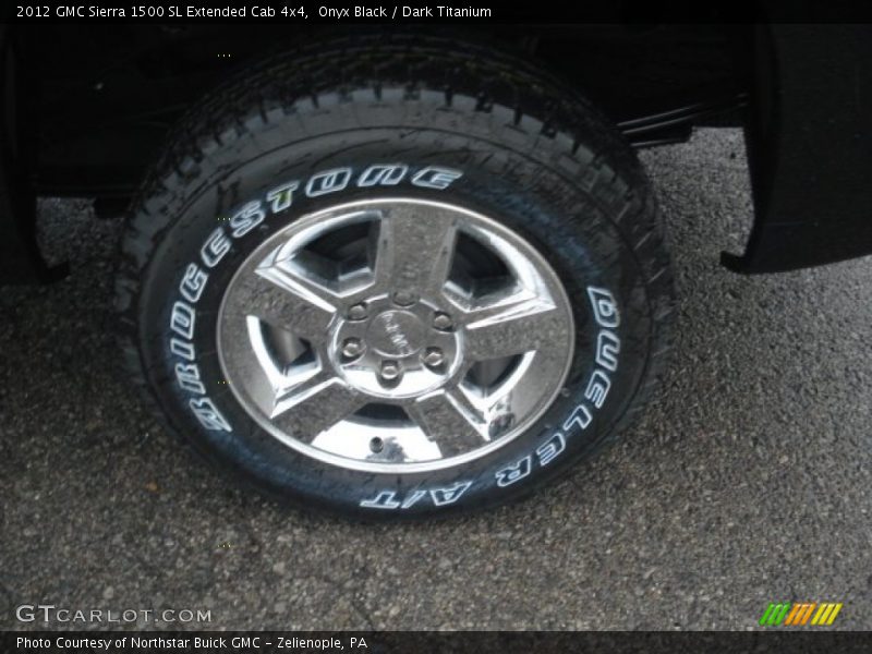Onyx Black / Dark Titanium 2012 GMC Sierra 1500 SL Extended Cab 4x4