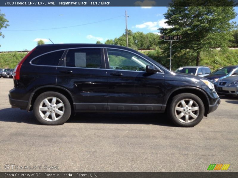 Nighthawk Black Pearl / Black 2008 Honda CR-V EX-L 4WD