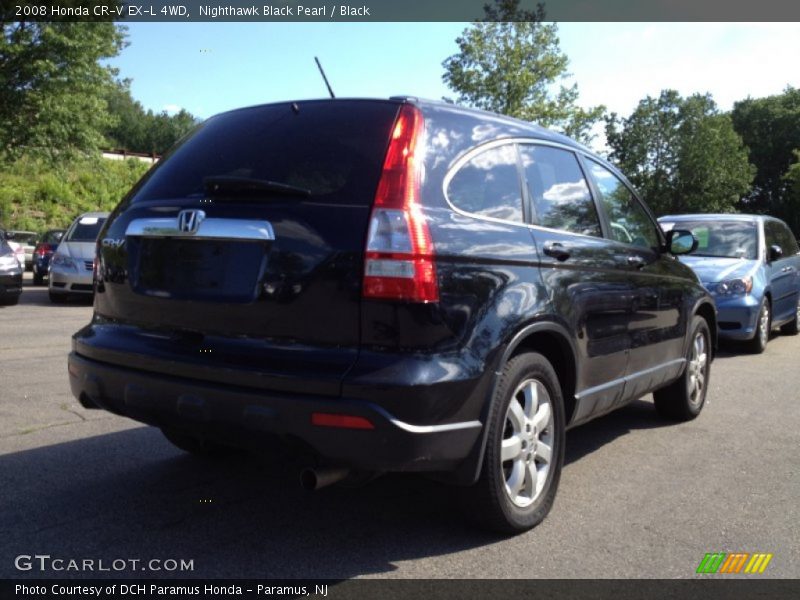 Nighthawk Black Pearl / Black 2008 Honda CR-V EX-L 4WD