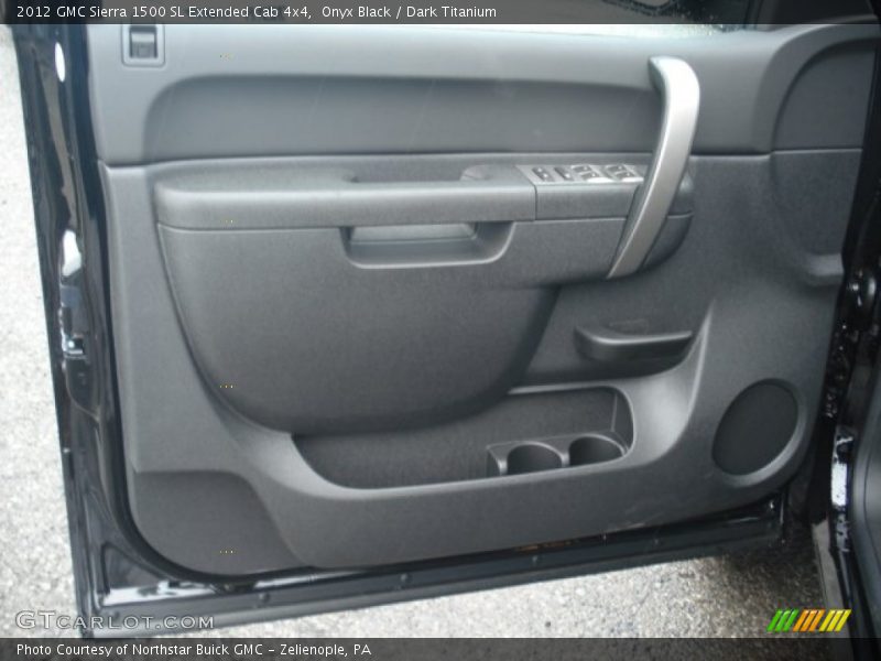 Onyx Black / Dark Titanium 2012 GMC Sierra 1500 SL Extended Cab 4x4
