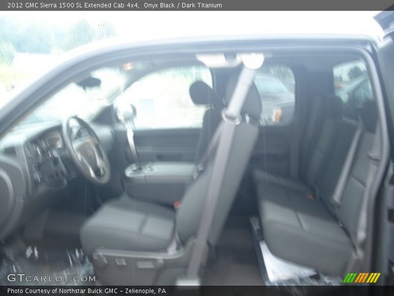 Onyx Black / Dark Titanium 2012 GMC Sierra 1500 SL Extended Cab 4x4
