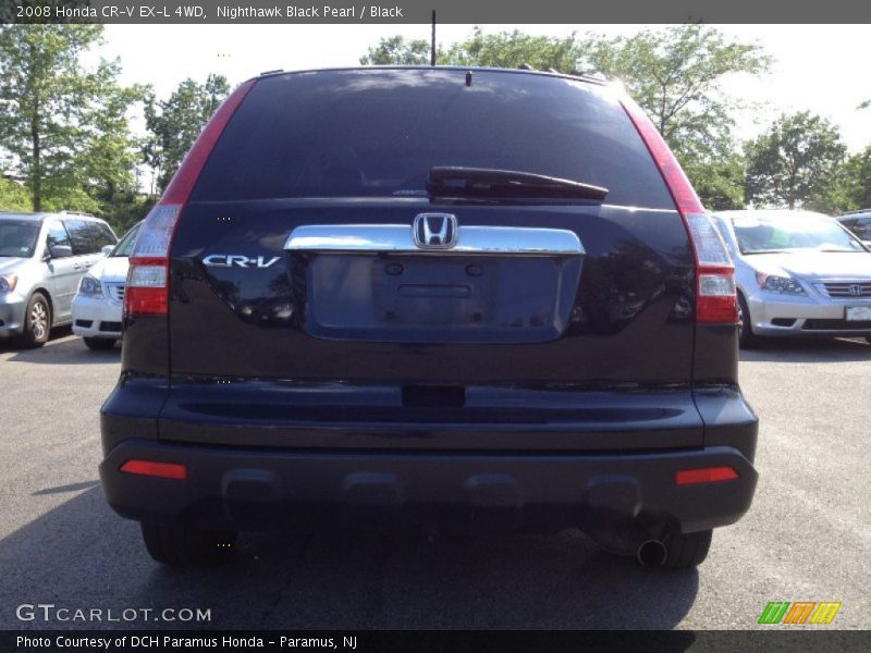 Nighthawk Black Pearl / Black 2008 Honda CR-V EX-L 4WD