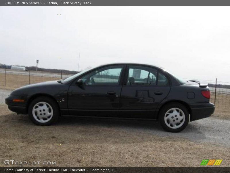 Black Silver / Black 2002 Saturn S Series SL2 Sedan