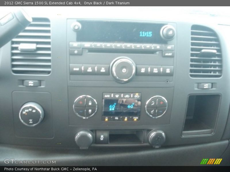 Onyx Black / Dark Titanium 2012 GMC Sierra 1500 SL Extended Cab 4x4