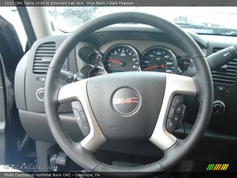 Onyx Black / Dark Titanium 2012 GMC Sierra 1500 SL Extended Cab 4x4