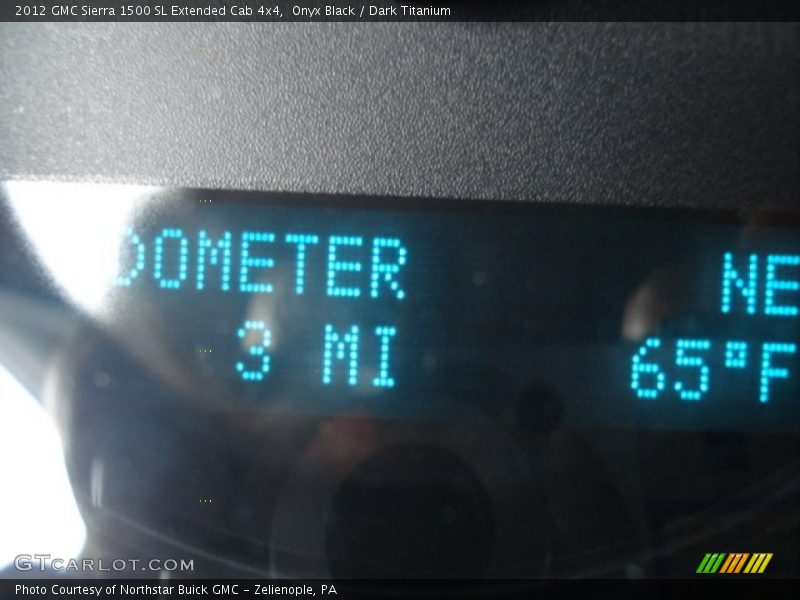 Onyx Black / Dark Titanium 2012 GMC Sierra 1500 SL Extended Cab 4x4
