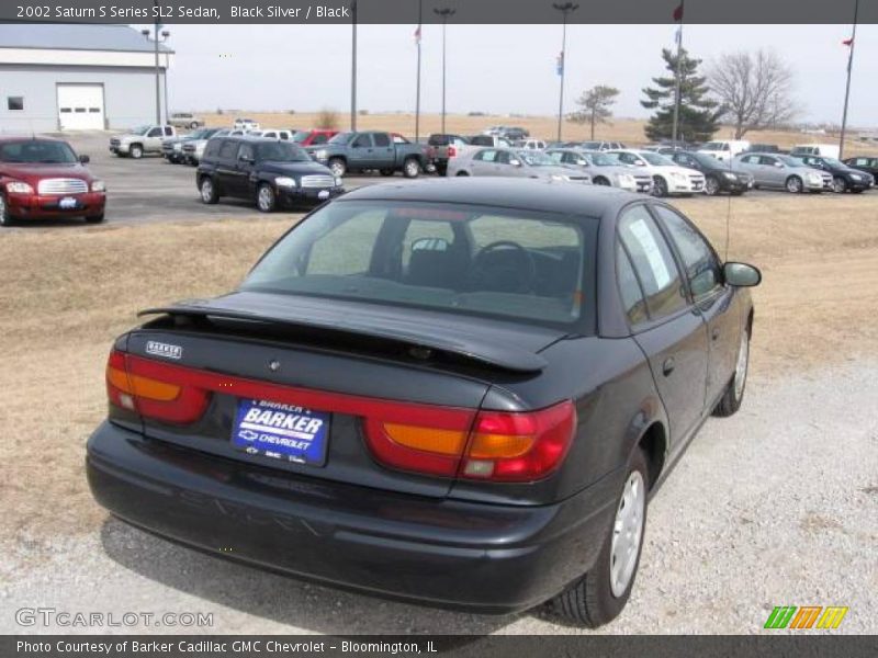 Black Silver / Black 2002 Saturn S Series SL2 Sedan