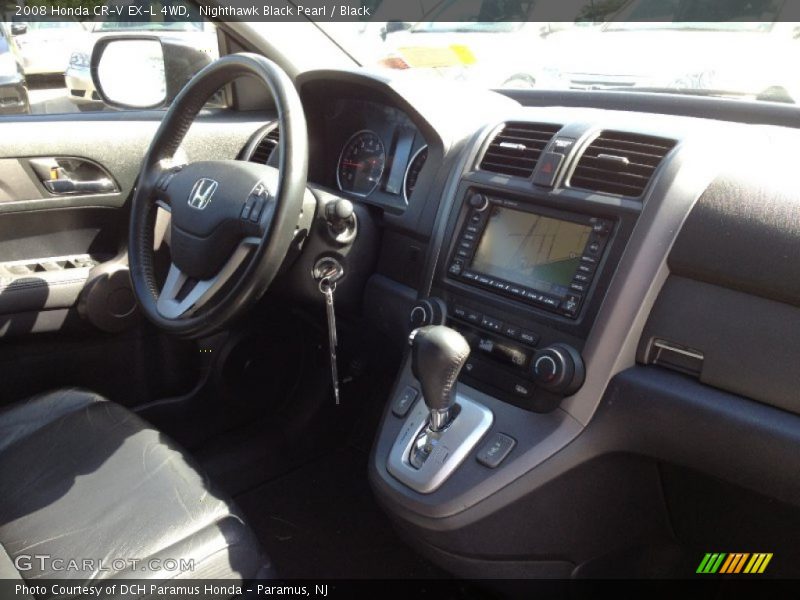Nighthawk Black Pearl / Black 2008 Honda CR-V EX-L 4WD