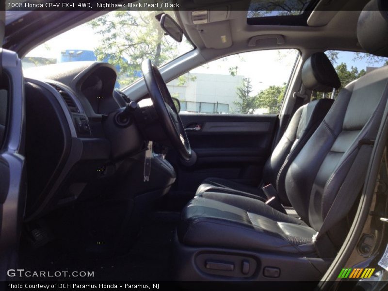 Nighthawk Black Pearl / Black 2008 Honda CR-V EX-L 4WD