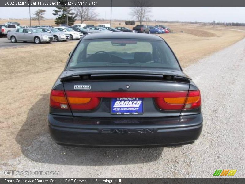 Black Silver / Black 2002 Saturn S Series SL2 Sedan