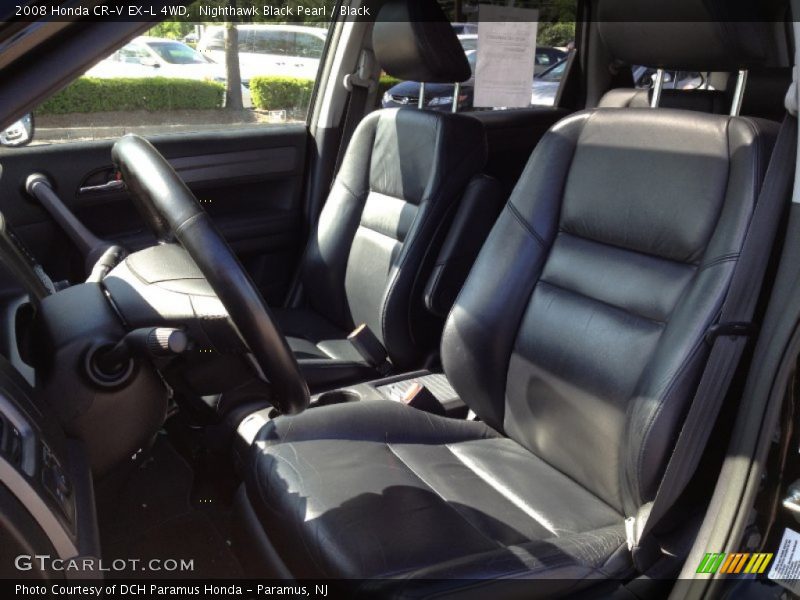 Nighthawk Black Pearl / Black 2008 Honda CR-V EX-L 4WD