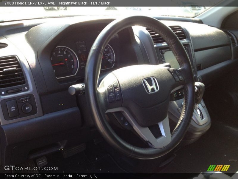 Nighthawk Black Pearl / Black 2008 Honda CR-V EX-L 4WD